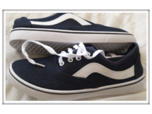 Blue Sneaker with 1 strip, Size:41