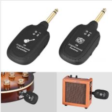 Guitar Wireless System Transmitter Receiver Built-in Rechargeable