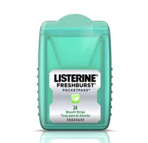 Listerine PocketPaks Breath Strips, Fresh Burst